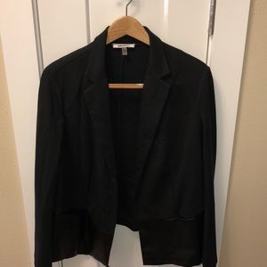 DKNY black brushed jersey blazer NWOT